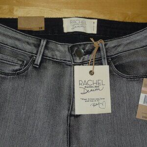 NWT RACHEL ROY Denim Mid Rise Patchcraft SKINNY Leg Jeans Size 28 Haze Magic
